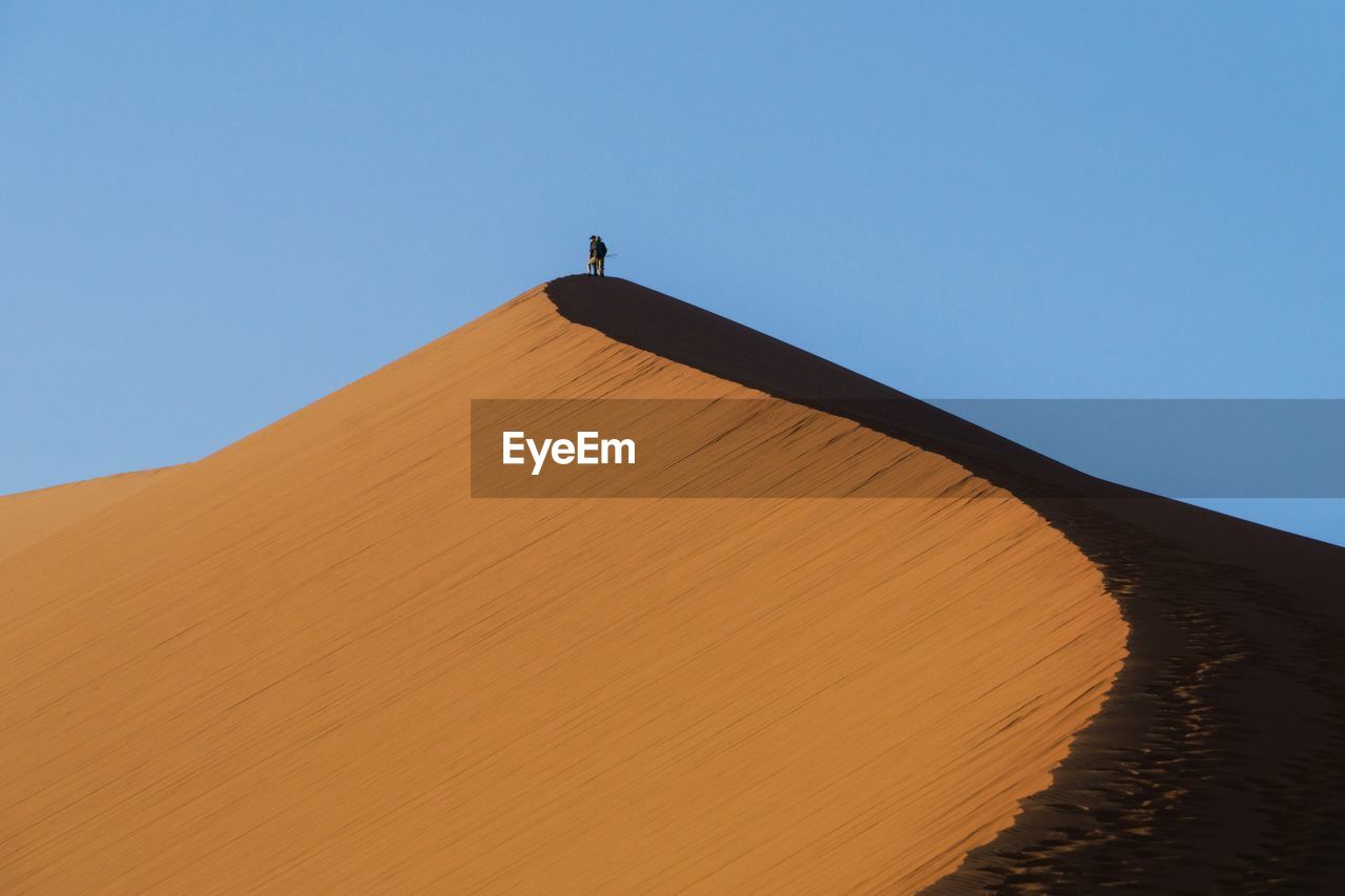 Low angle view of a desert