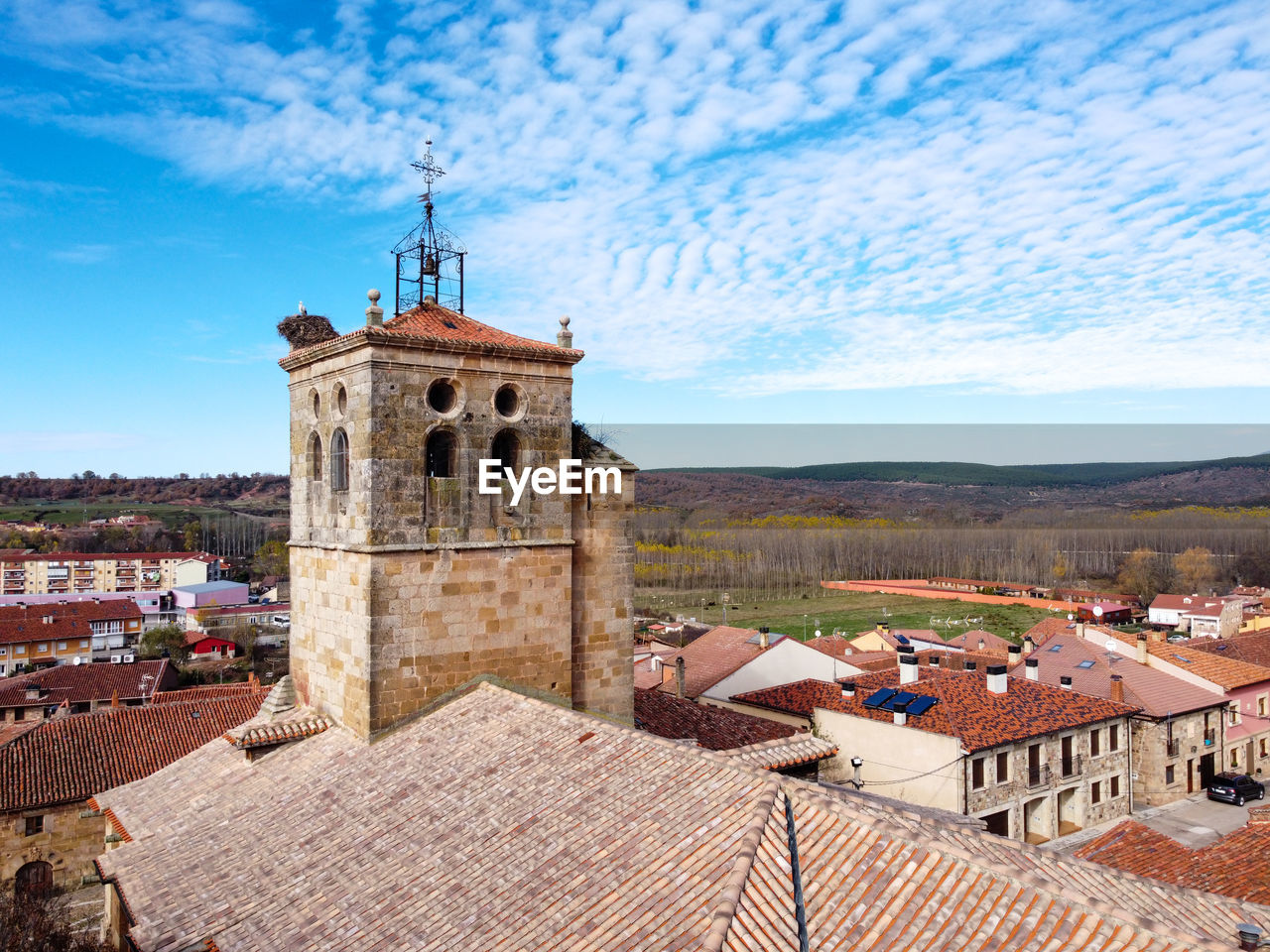 VIEW OF TOWER OF OLD BUILDING