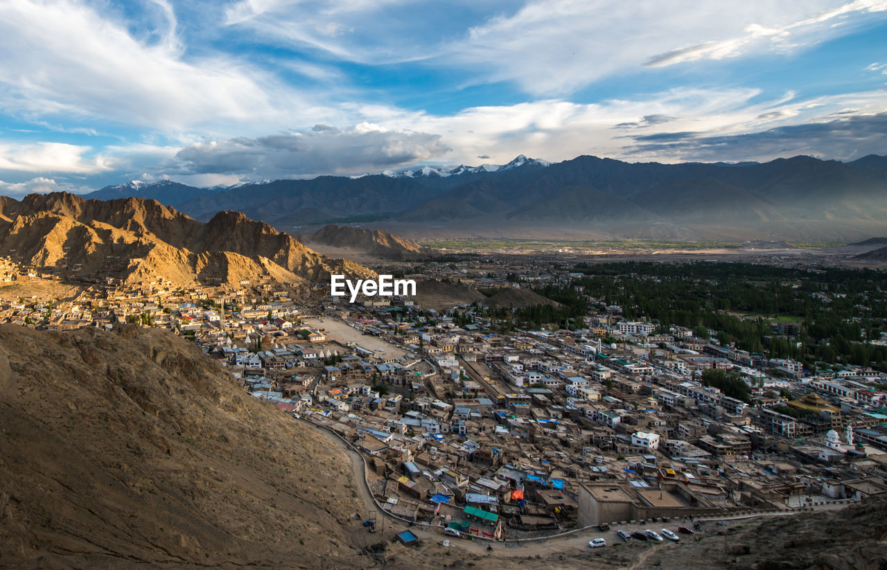 Panoramic view of townscape