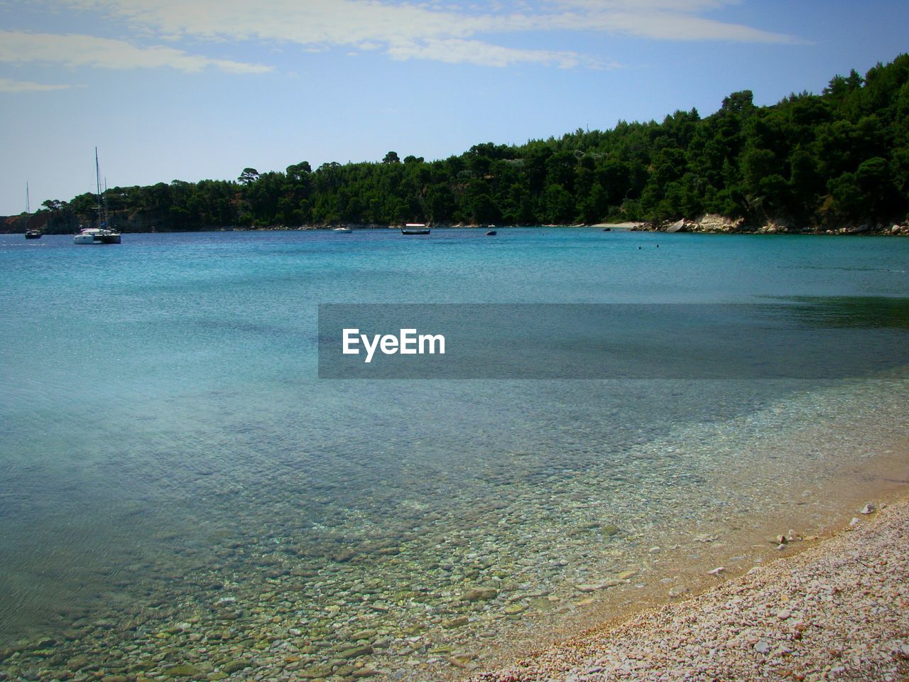 SCENIC VIEW OF CALM SEA AGAINST SKY