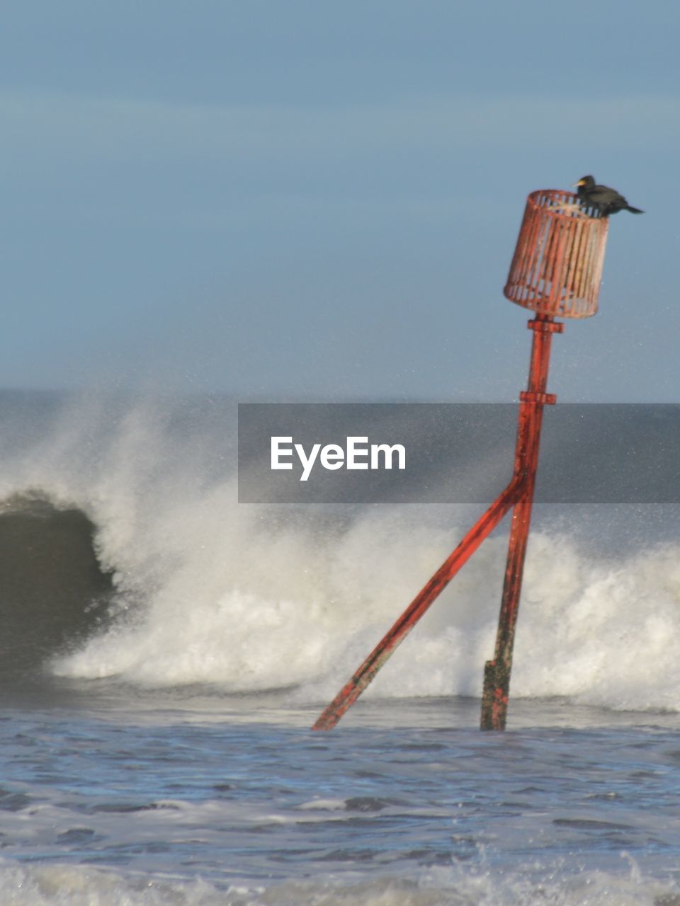 LIFEGUARD HUT IN SEA