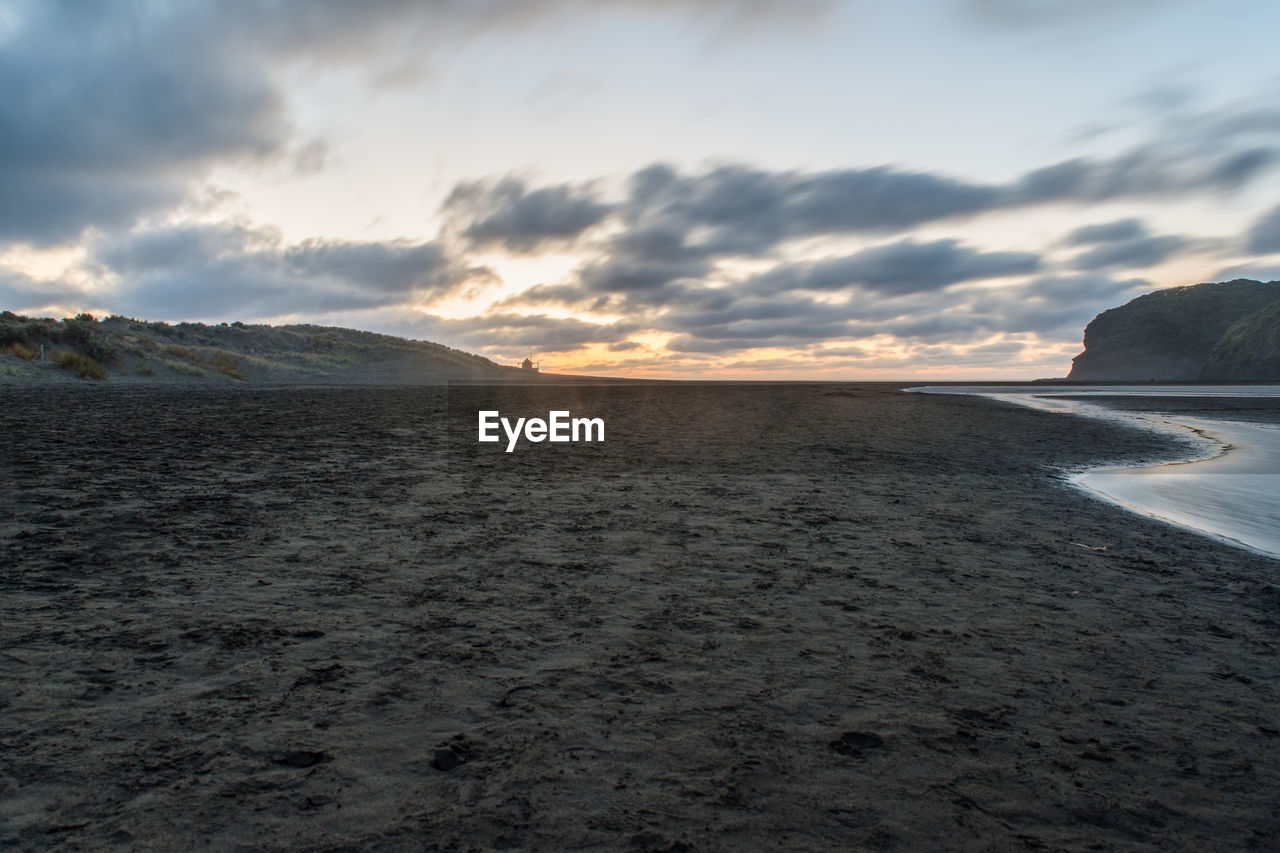 VIEW OF SEA AGAINST CLOUDY SKY