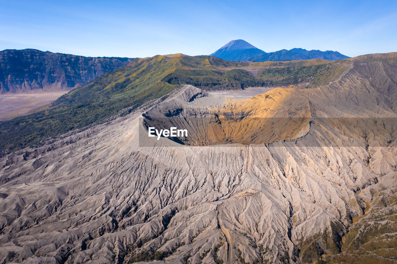 Scenic view of volcanic landscape