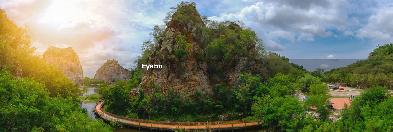 PANORAMIC VIEW OF TREES AGAINST SKY