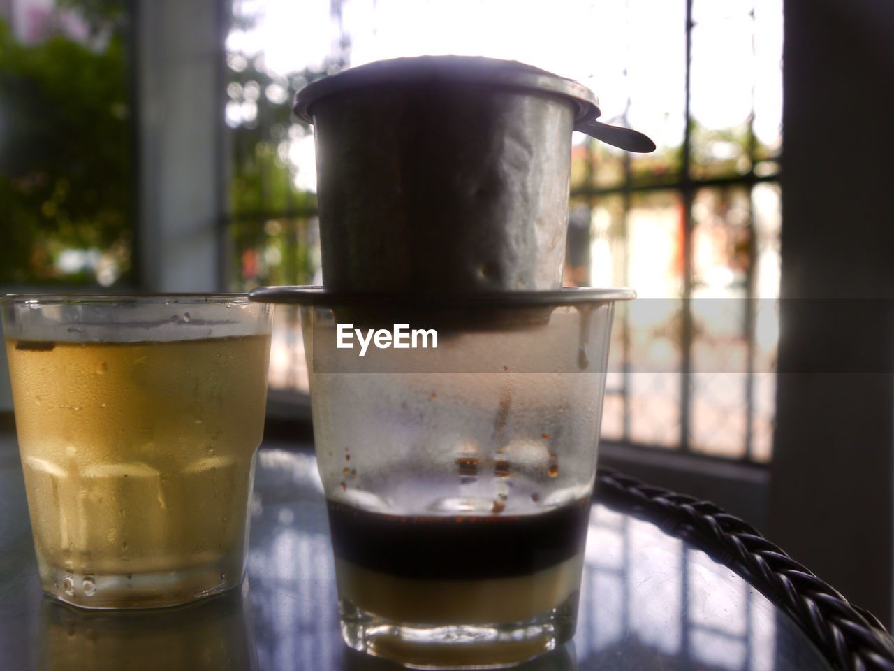 CLOSE-UP OF DRINK