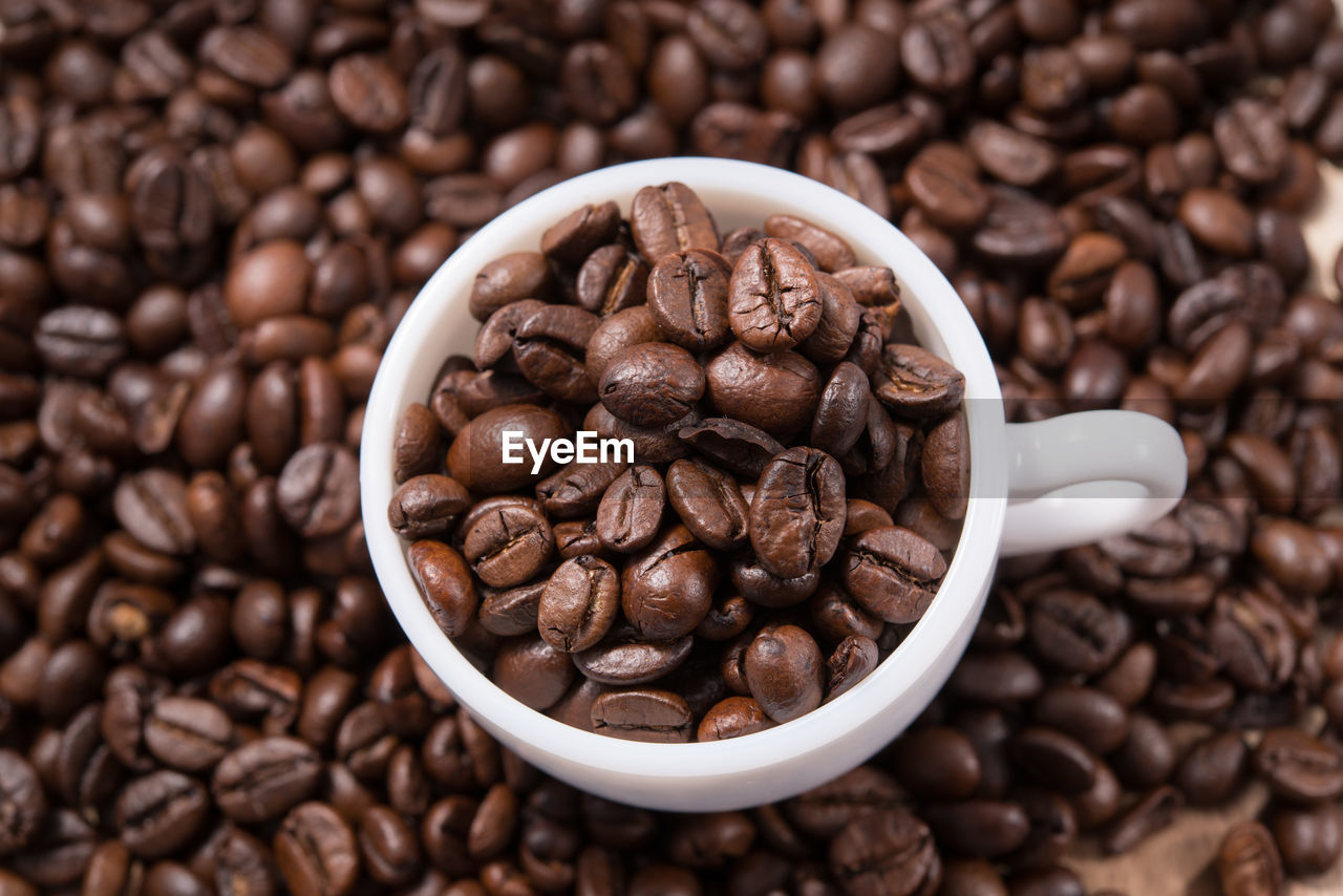 Close-up of coffee beans