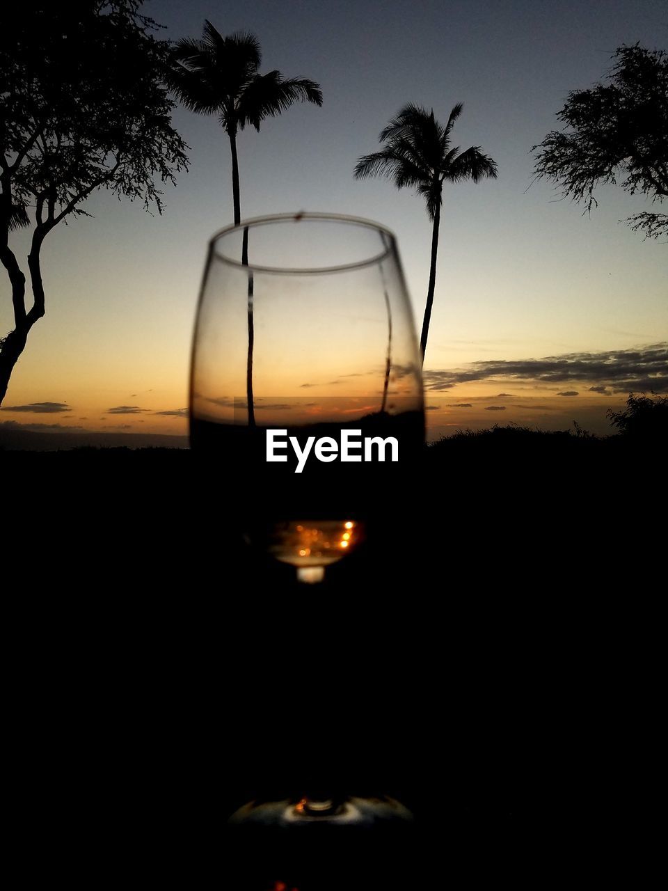 SILHOUETTE LANDSCAPE AGAINST SKY AT SUNSET