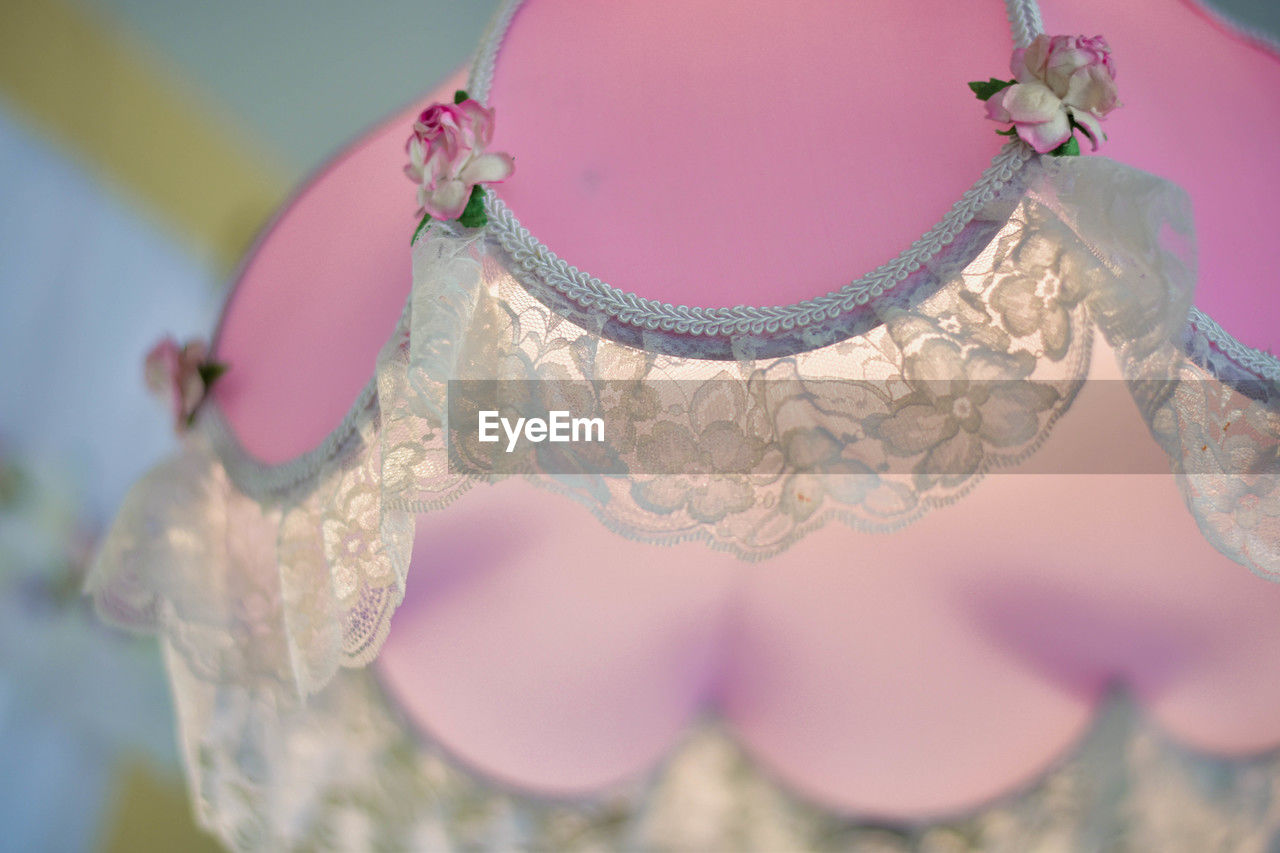 pink, purple, brassiere, clothing, fashion, flower, close-up, focus on foreground, no people, fashion accessory, petal, jewelry, pattern, undergarment