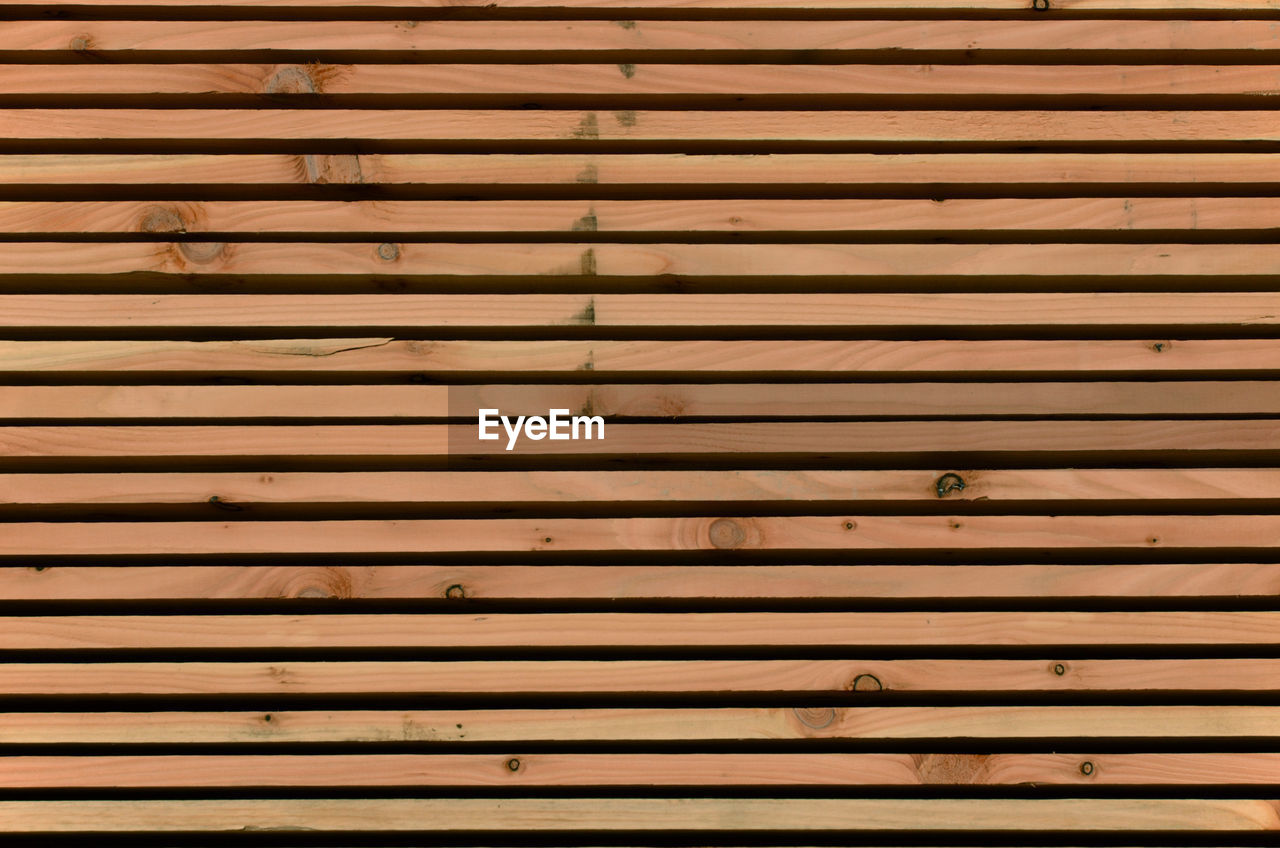 Full frame shot of wooden wall