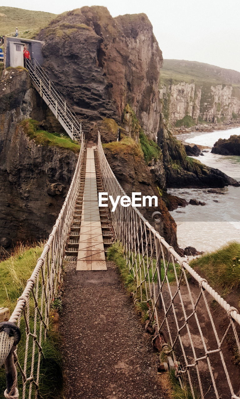 Footbridge over a bridge