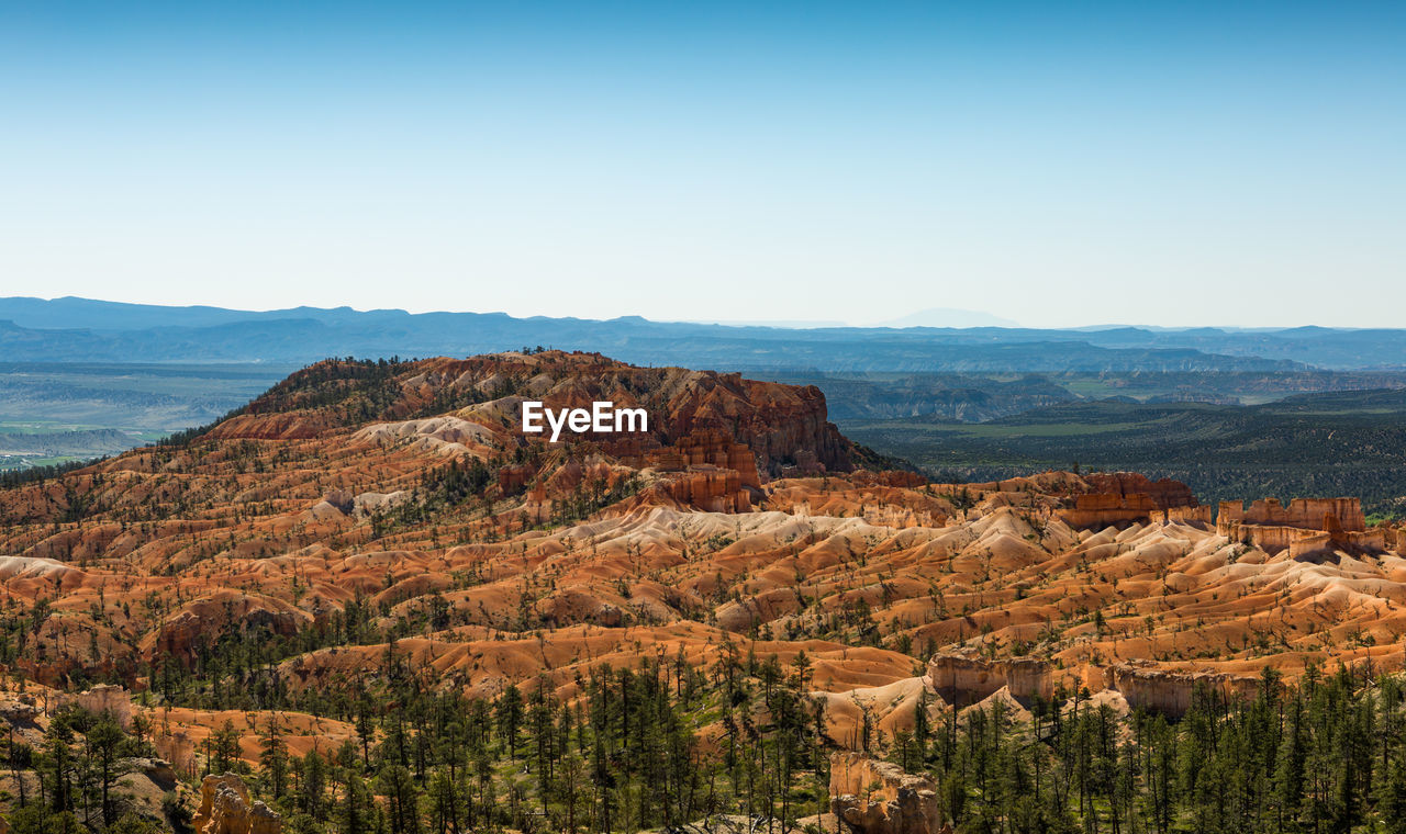 Scenic view of mountain against sky