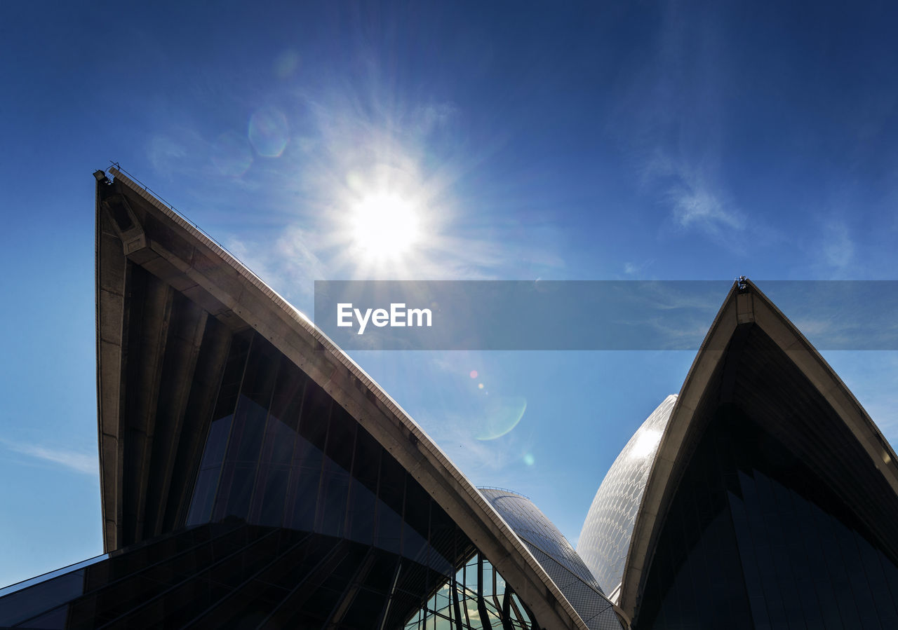 LOW ANGLE VIEW OF BUILDINGS AGAINST SKY