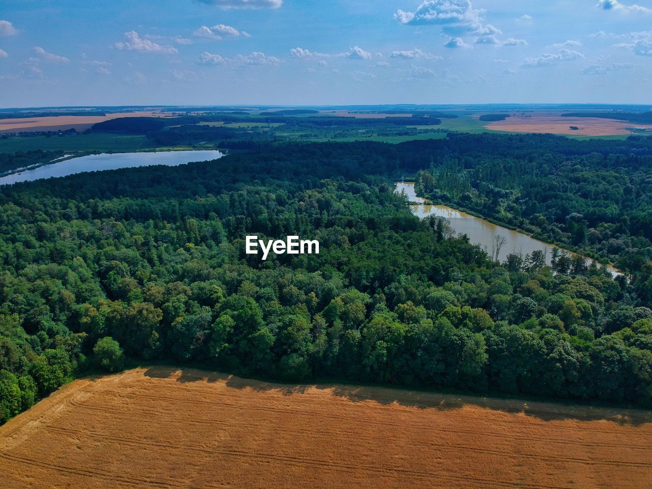 HIGH ANGLE VIEW OF LANDSCAPE AGAINST SKY