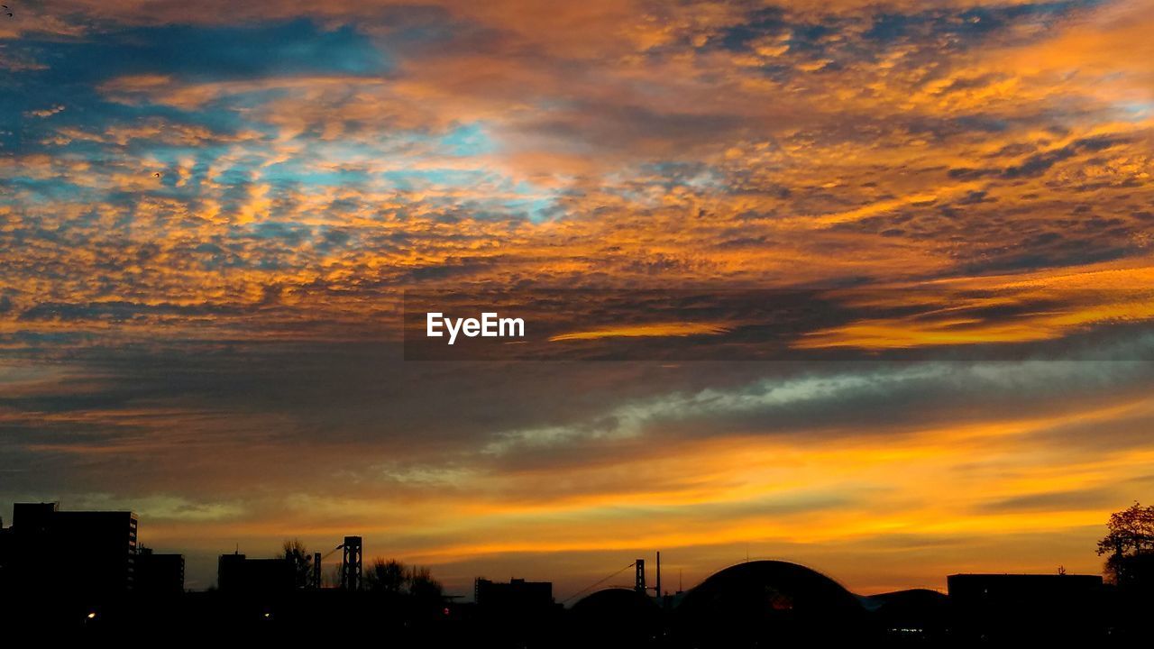 DRAMATIC SKY DURING SUNSET