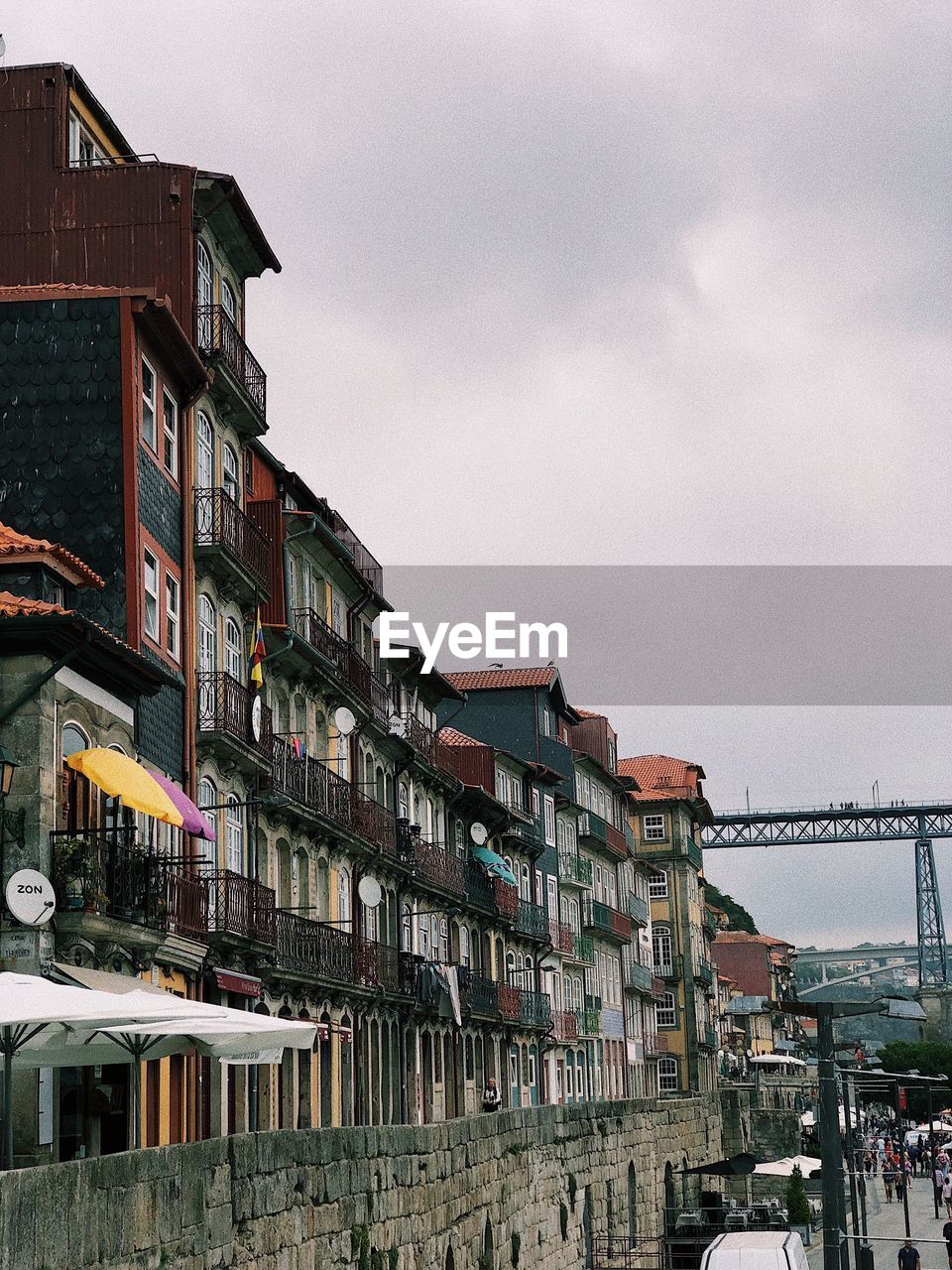 Buildings against sky in city