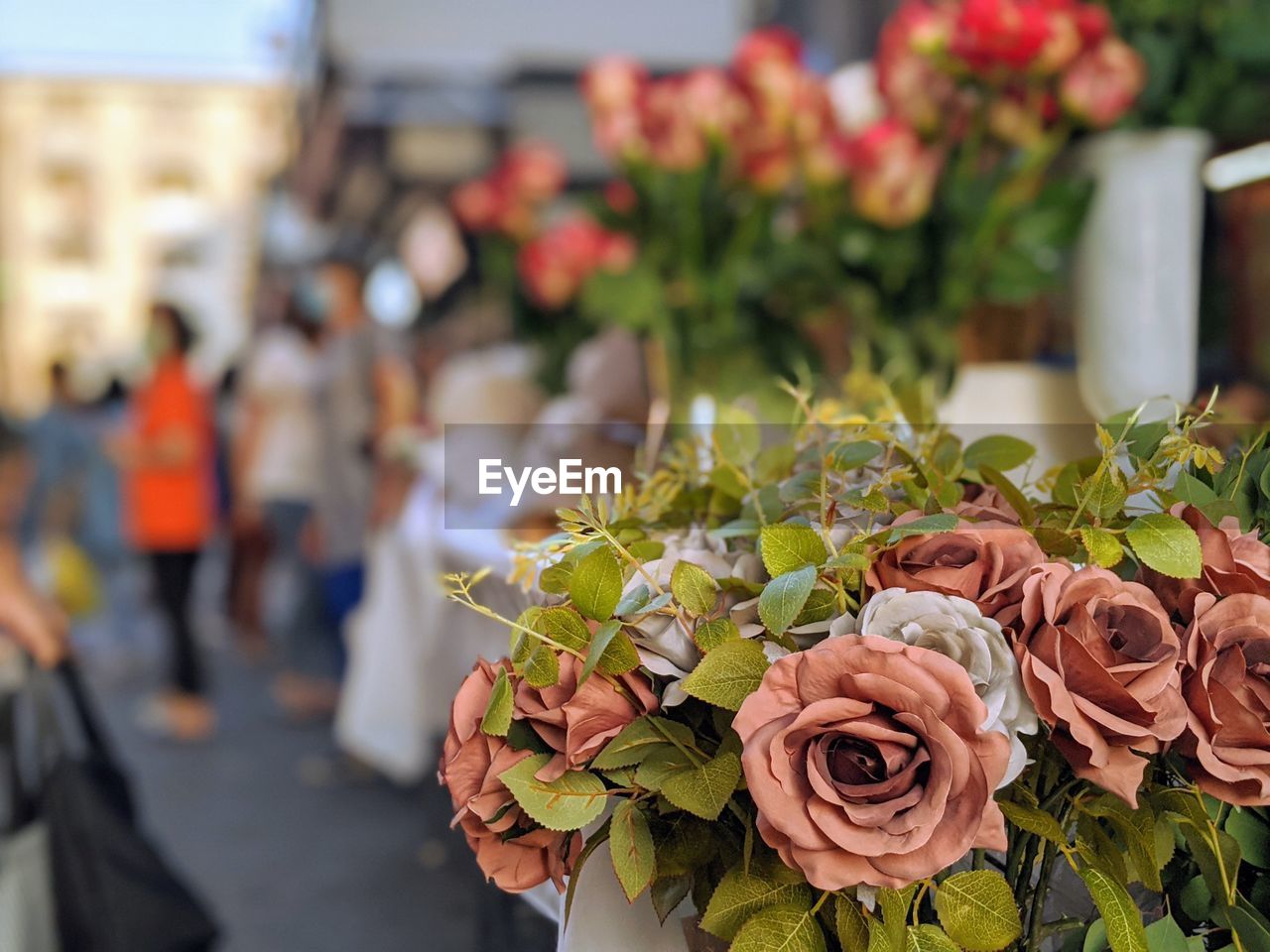 Close-up of rose bouquet