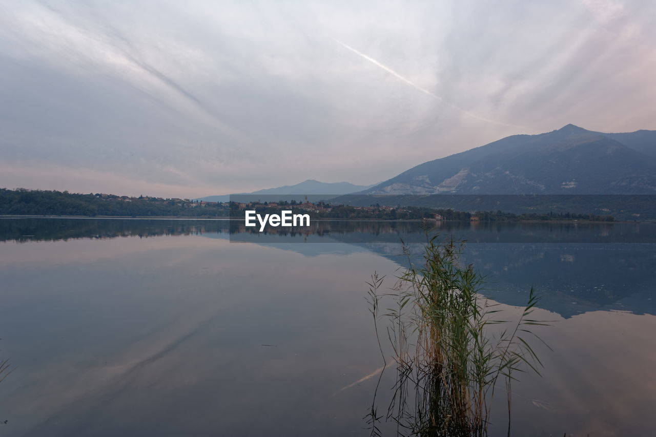 Scenic view of anyone lake against sky