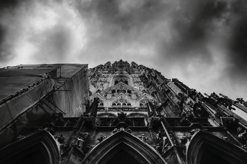 CLOUDY SKY OVER BUILDINGS