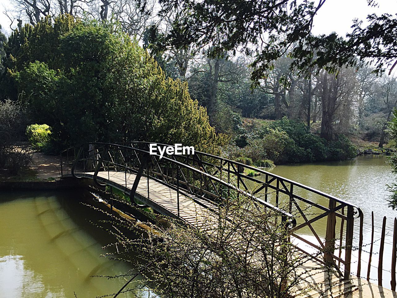 VIEW OF BRIDGE OVER RIVER