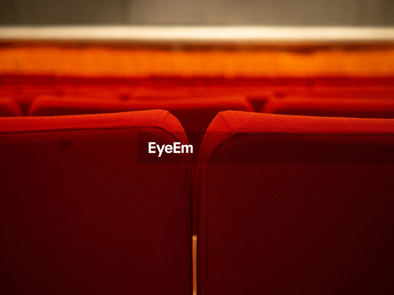 Empty theatre seats