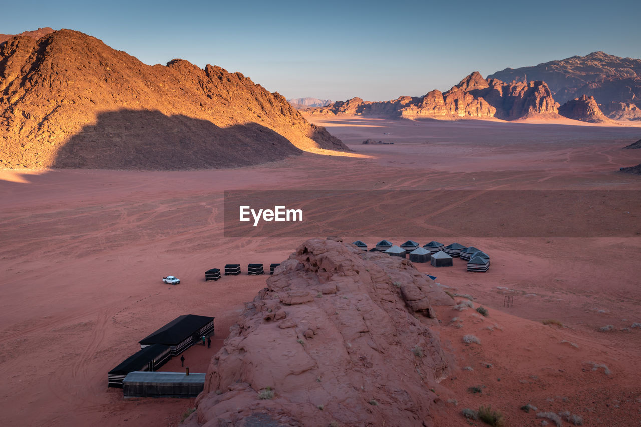 AERIAL VIEW OF DESERT