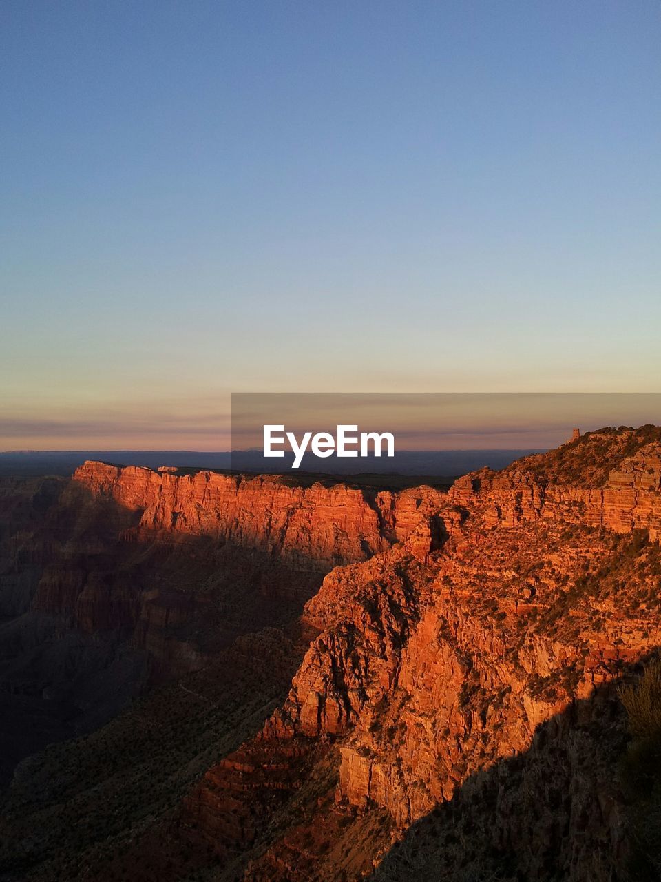 High angle view of mountains