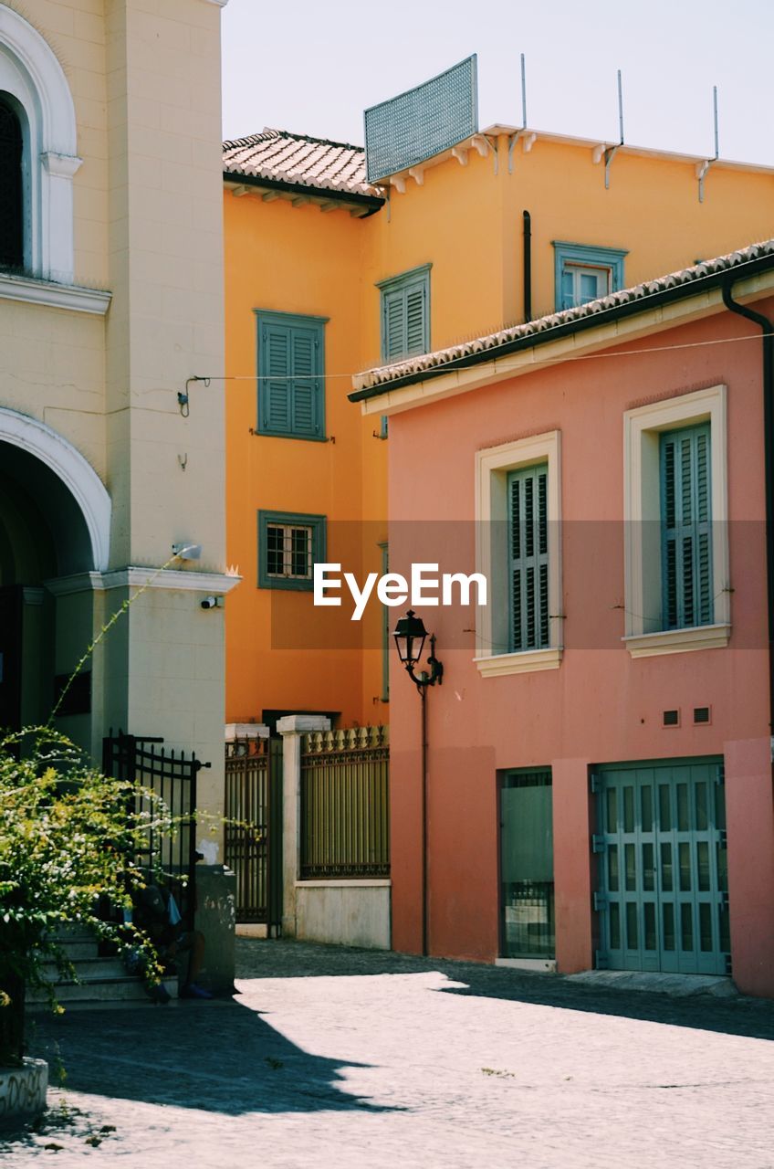 RESIDENTIAL BUILDINGS AGAINST SKY