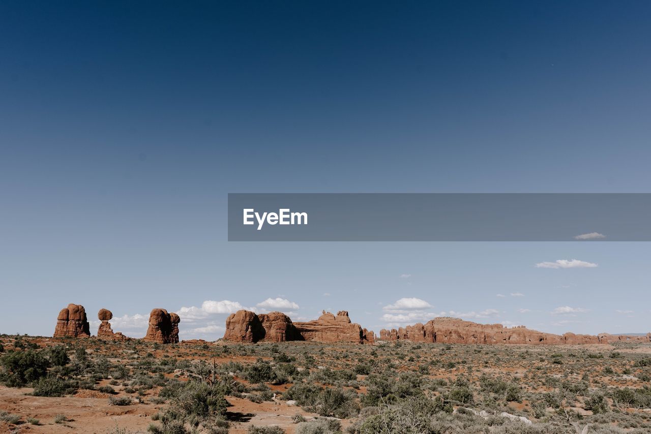 ROCK FORMATIONS ON LANDSCAPE