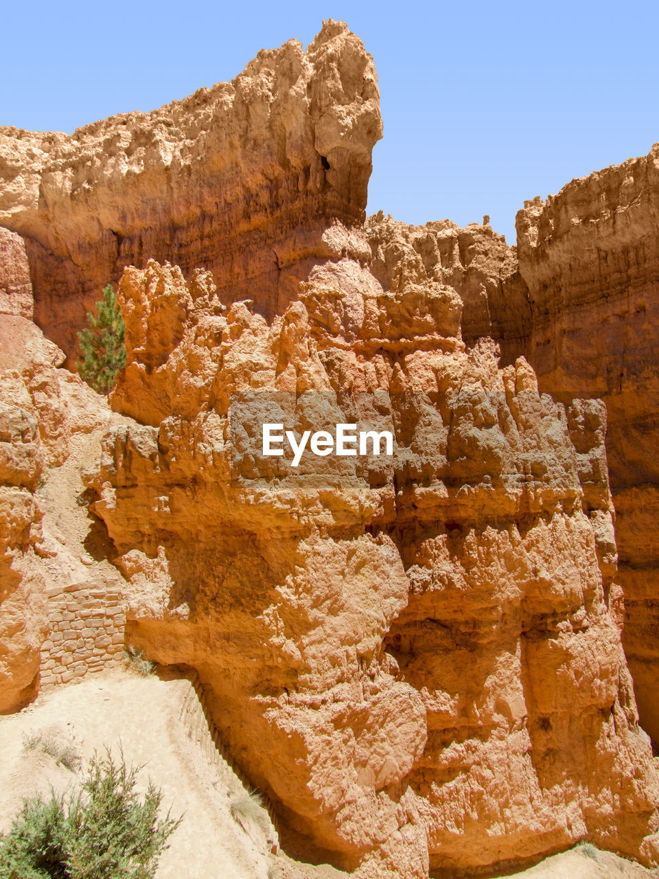 ROCK FORMATIONS IN A CANYON
