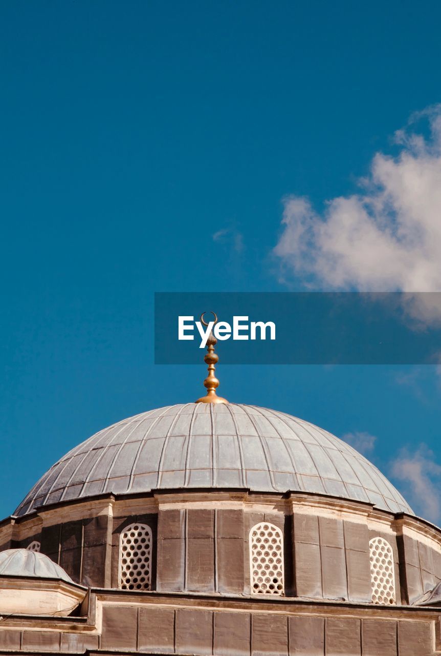 Low angle view of building against sky