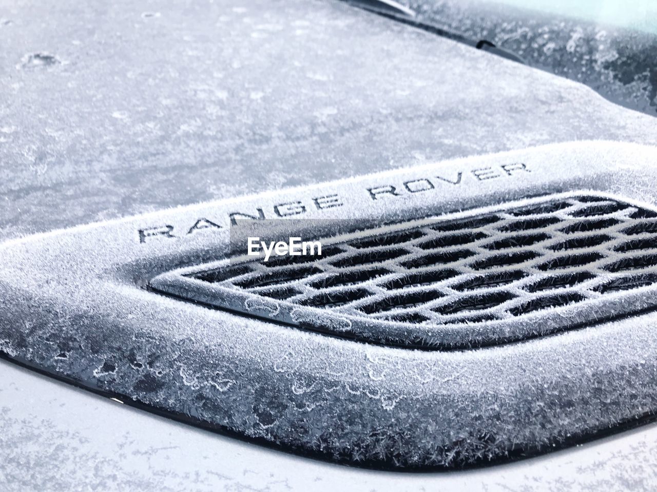 CLOSE-UP OF OBJECTS ON SNOW COVERED