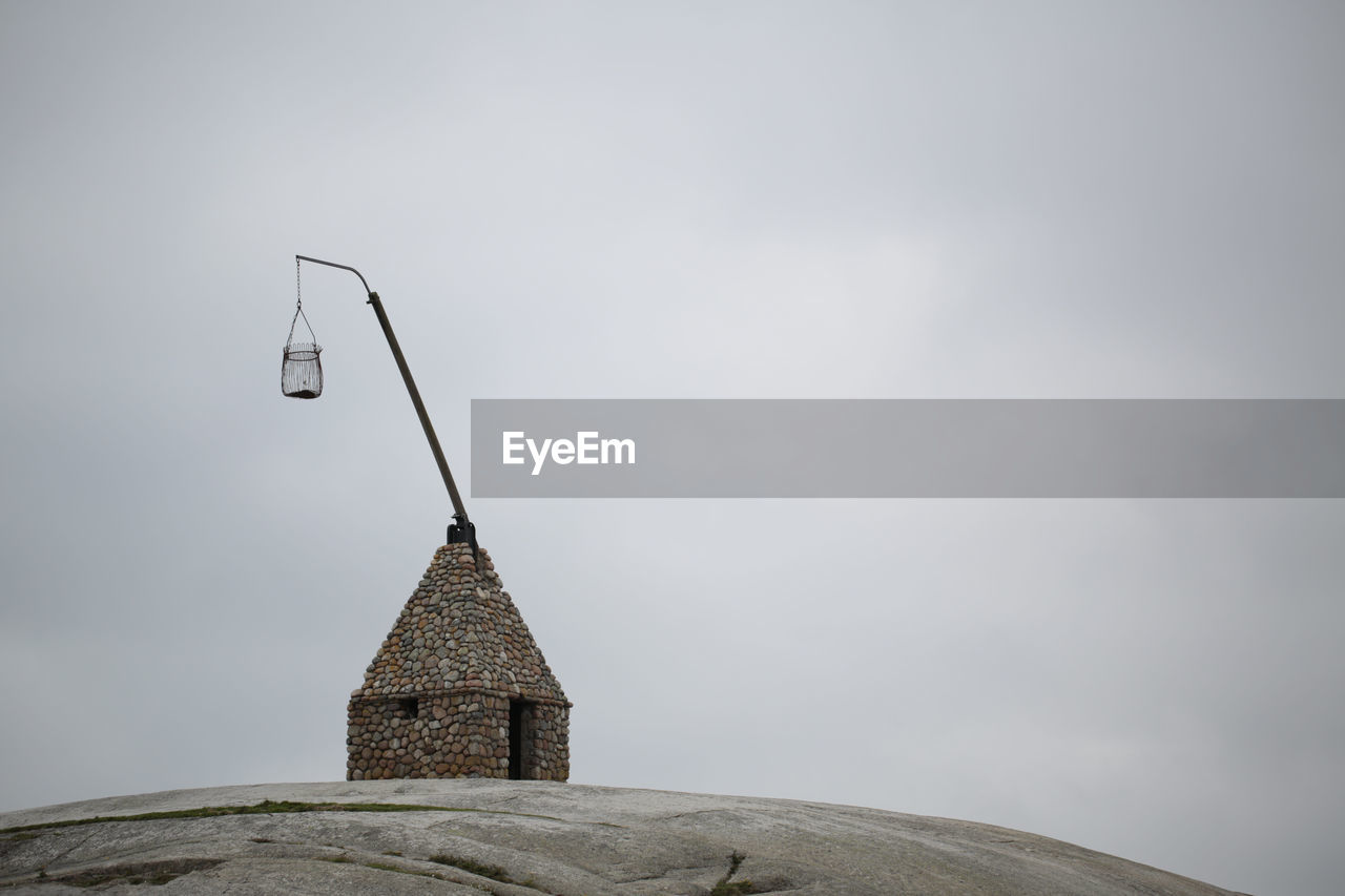 low angle view of built structure against clear sky