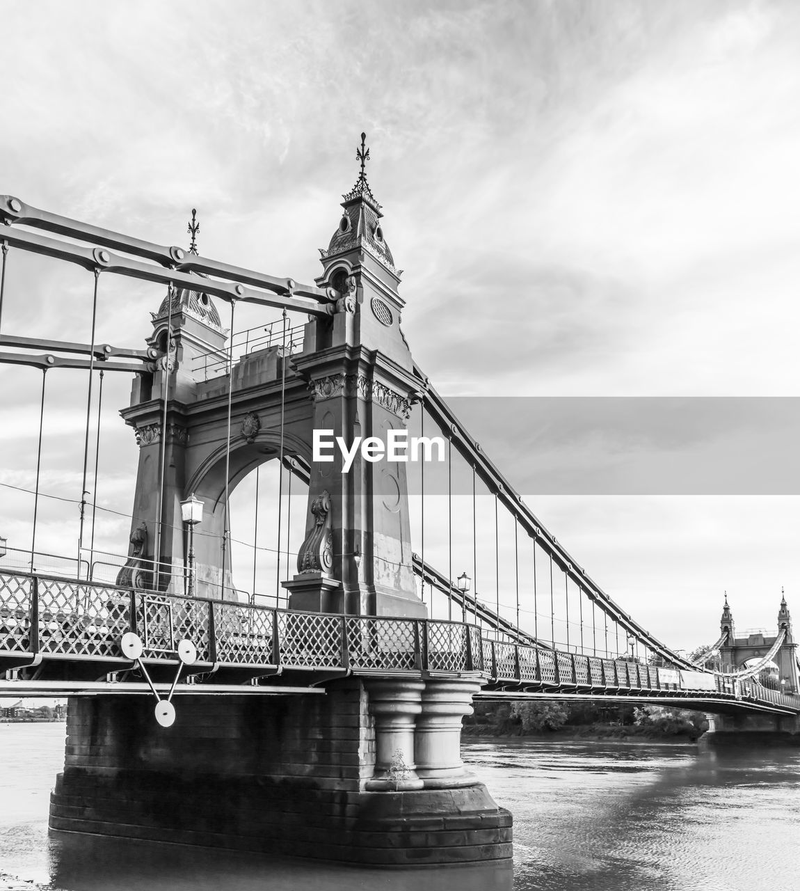 Hammersmith bridge in london uk