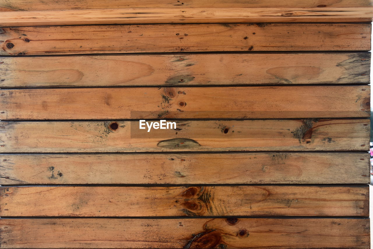 Full frame shot of wooden planks