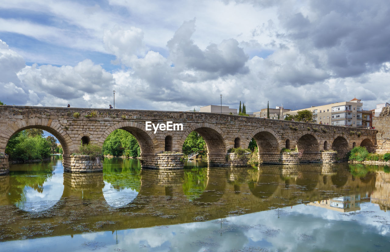 ARCH BRIDGE OVER RIVER