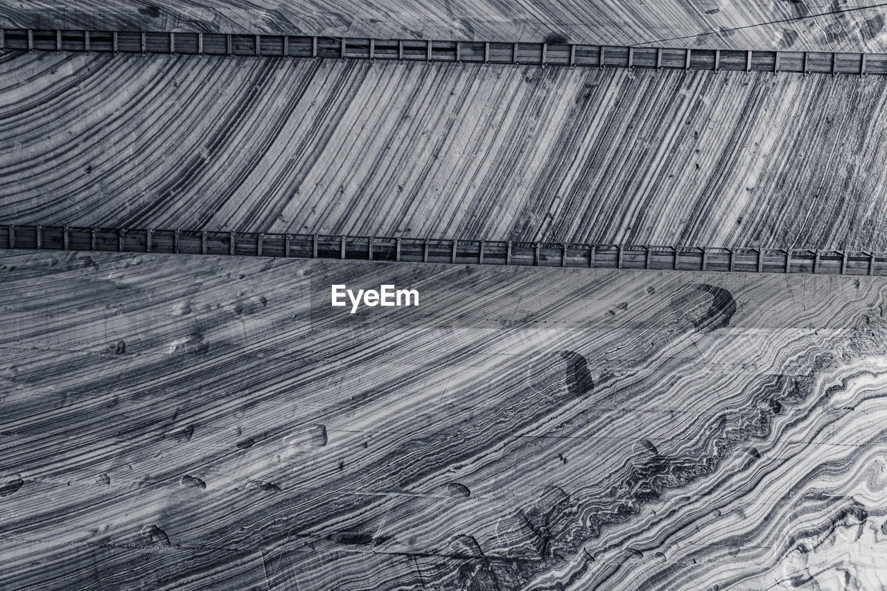Texture of natural, raw salt in an underground salt mine, turda salt mine, romania