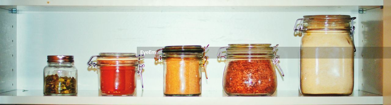 Spices in jar
