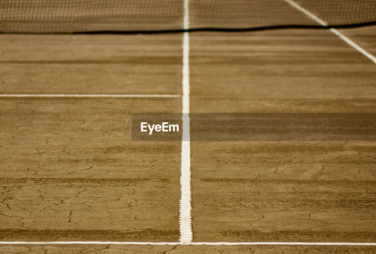 Full frame shot of tennis field