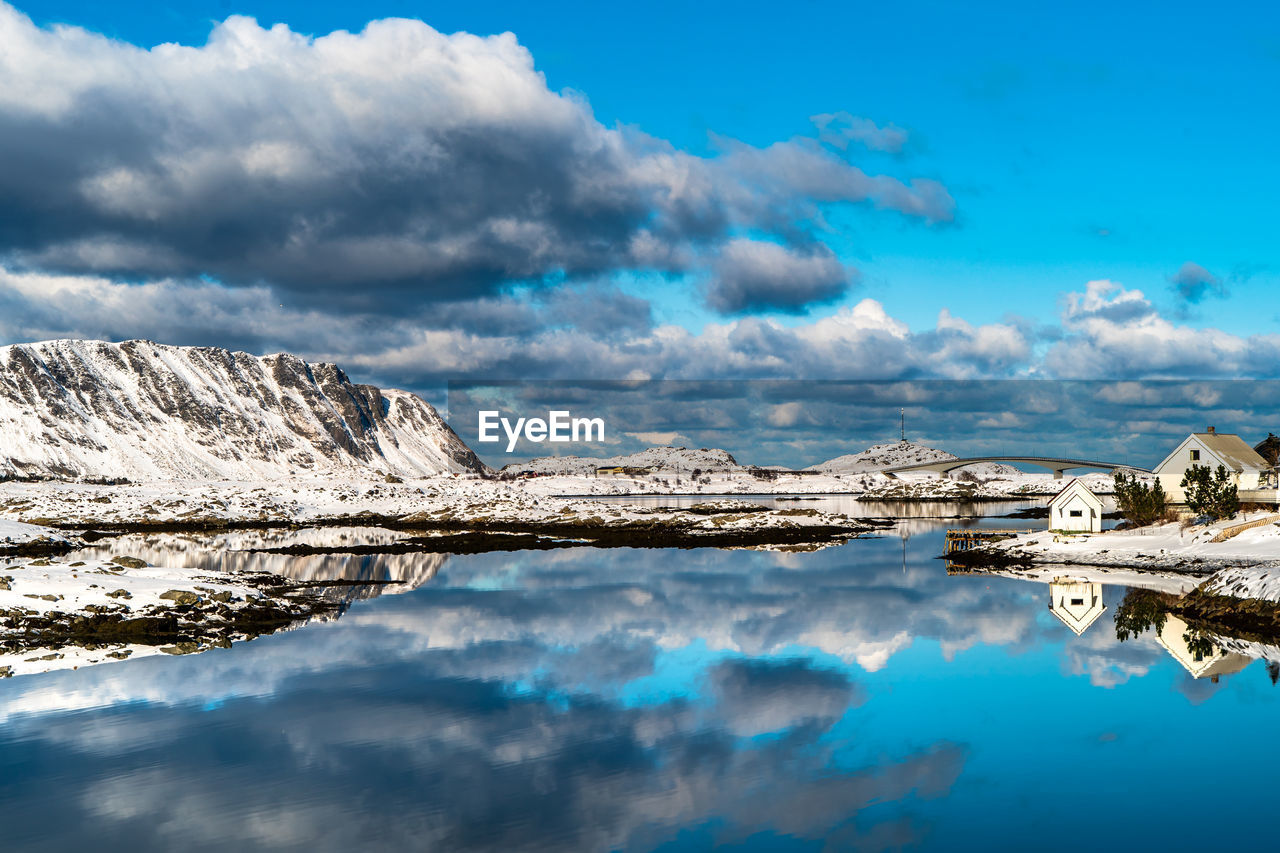 REFLECTION OF CLOUDS IN WATER