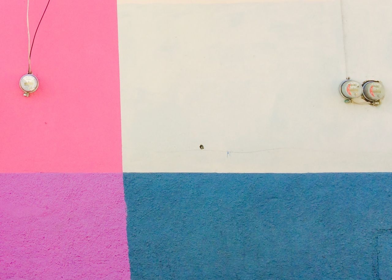 Close-up of colorful wall