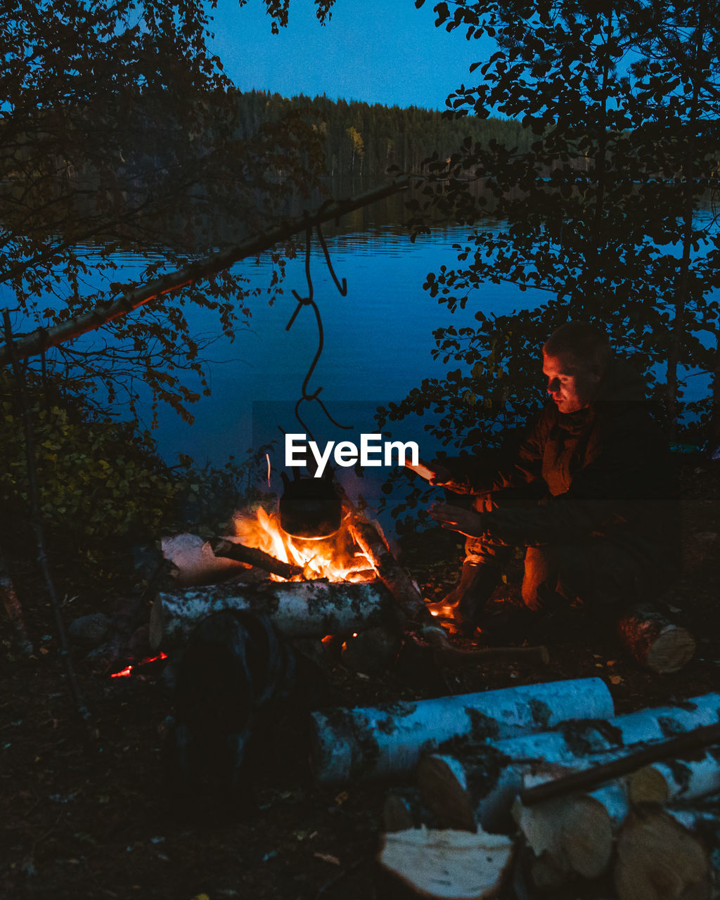 Autumn evening in karelia
