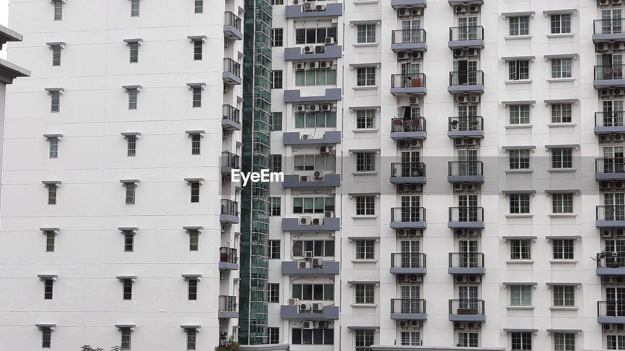 Low angle view of residential building