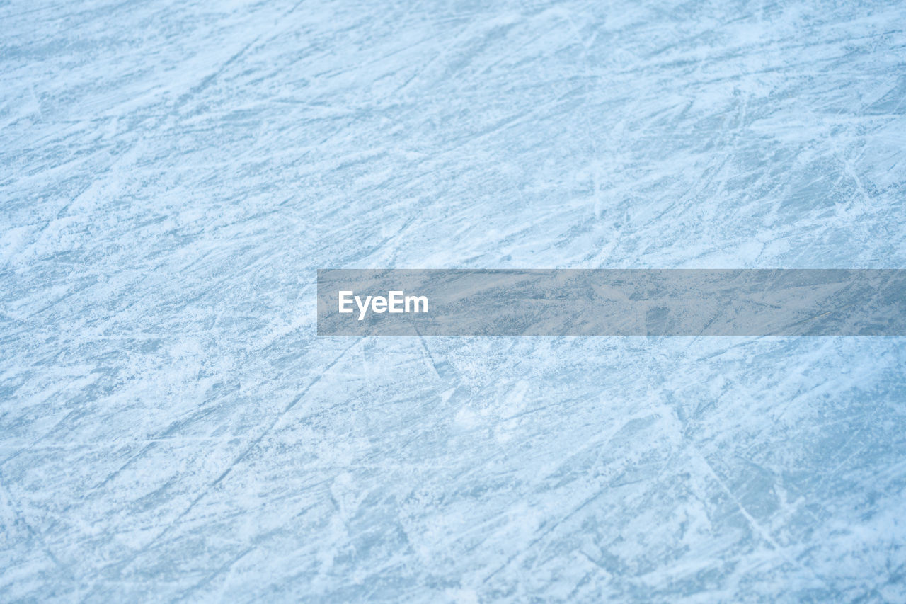 full frame shot of snow covered field