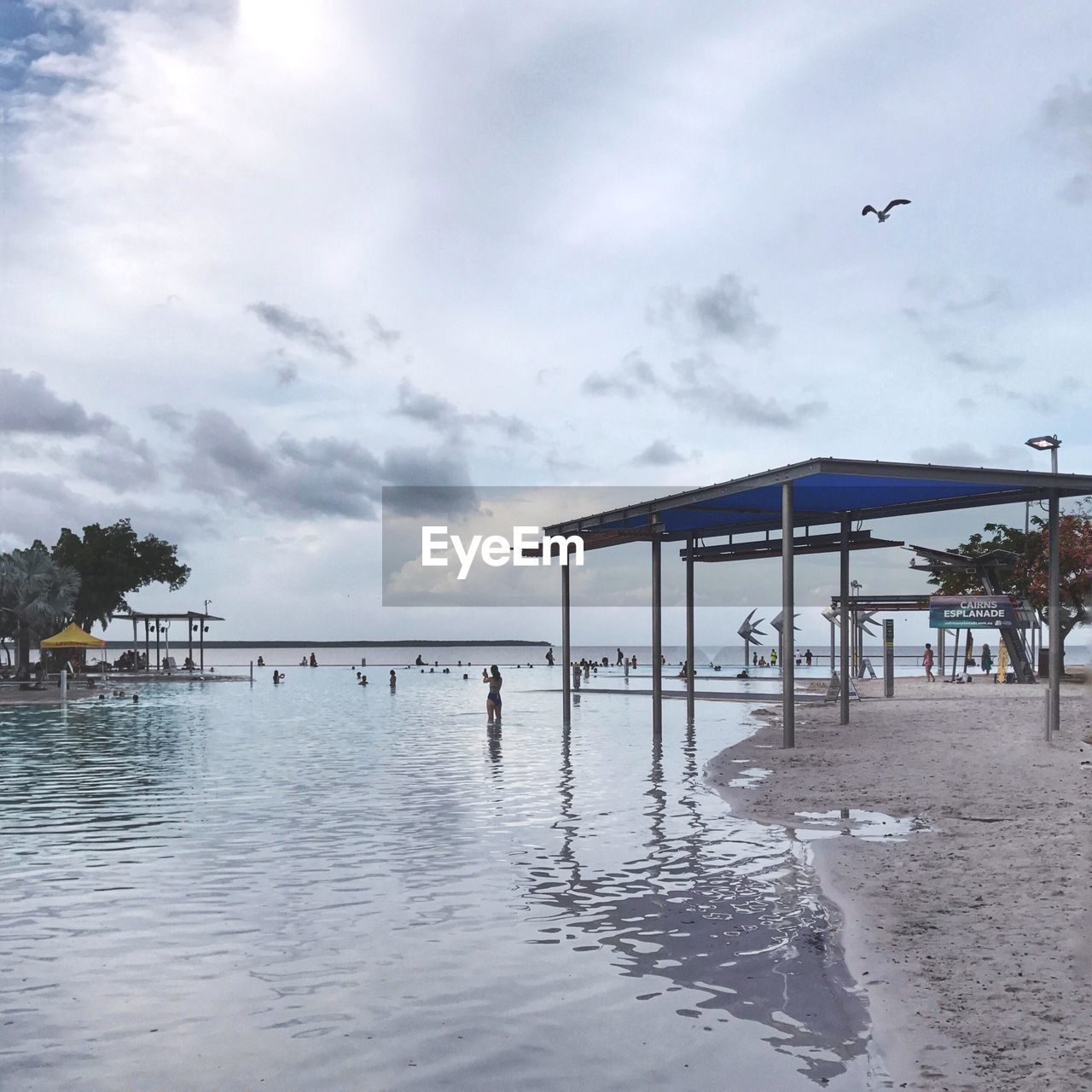 VIEW OF BEACH AGAINST SKY