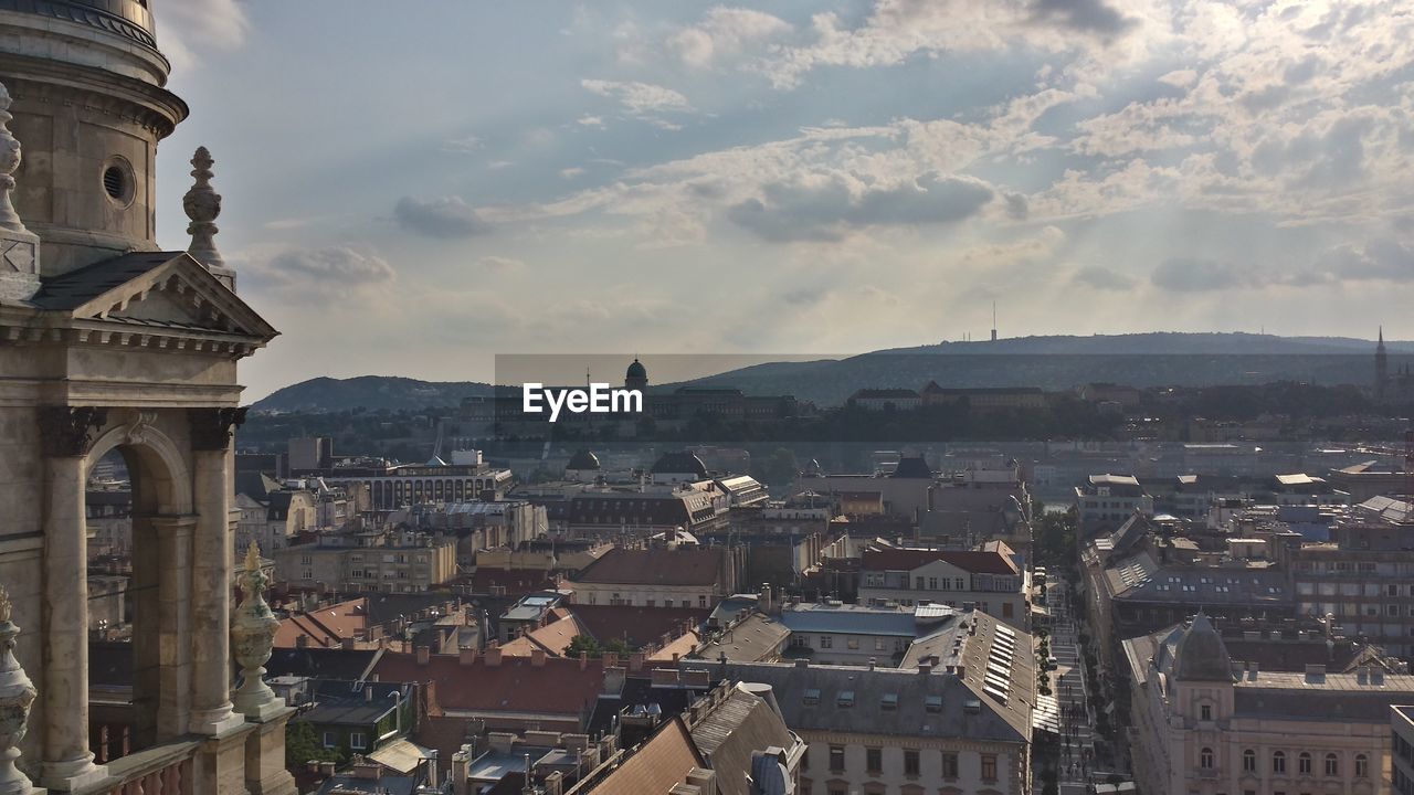 Cityscape seen from st stephen basilica