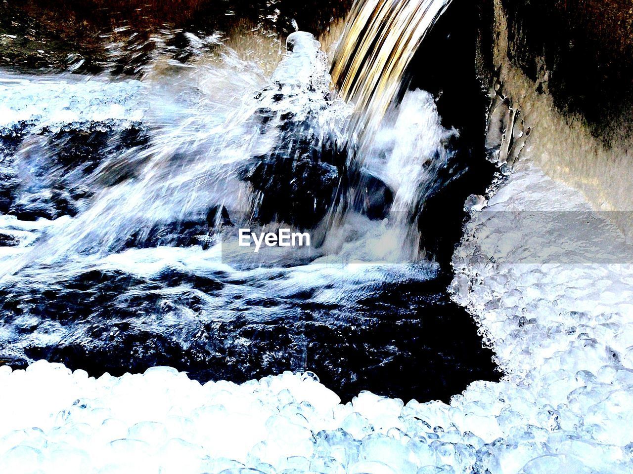 CLOSE-UP OF WATER FLOWING