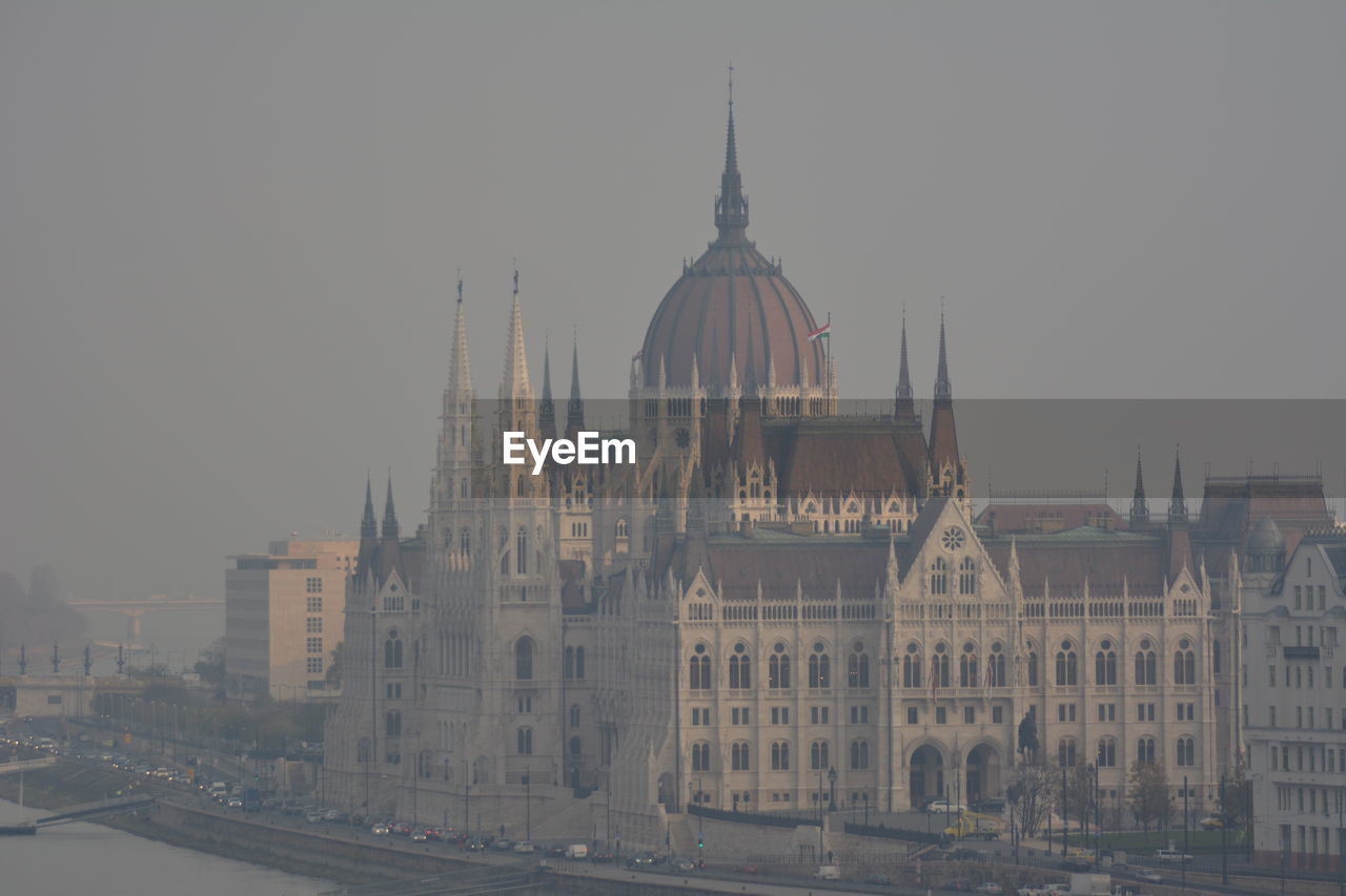 VIEW OF BUILDINGS AGAINST CLEAR SKY