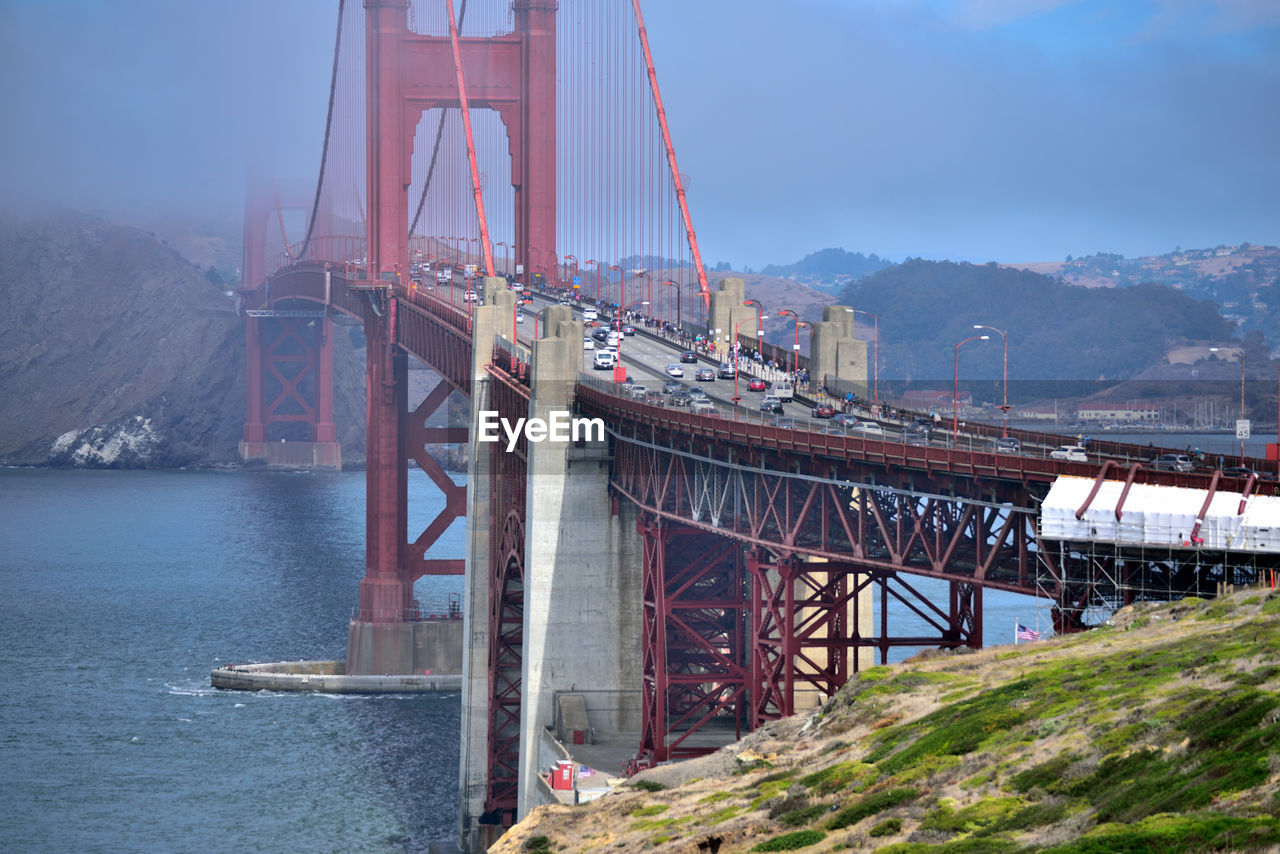 VIEW OF SUSPENSION BRIDGE