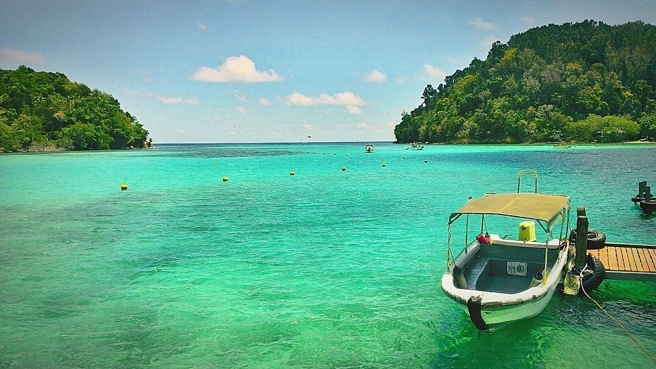 SCENIC VIEW OF SEASCAPE AGAINST SKY