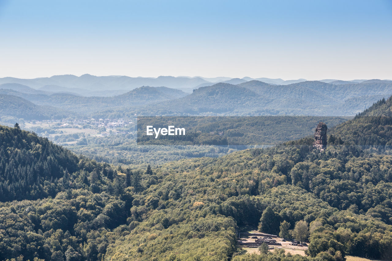 SCENIC VIEW OF LANDSCAPE AND MOUNTAIN AGAINST SKY